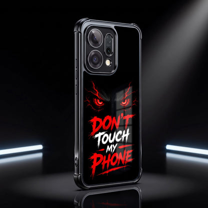 Oppo Reno 14 5G Don't Touch My Phone Airbags Printed Back Case