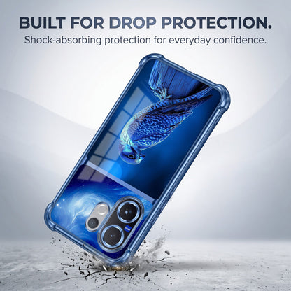 Vivo V60 5G Royal Falcon Dual-Tone Transparent Airbags Case