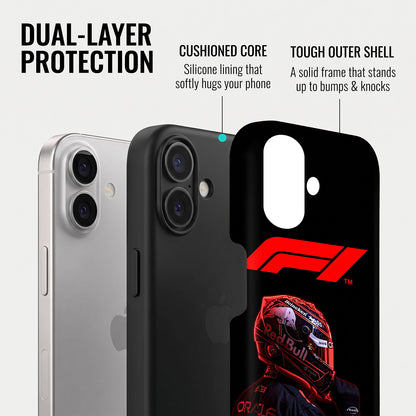 iPhone 16 5G F1 Racing Car Driver Protective Case