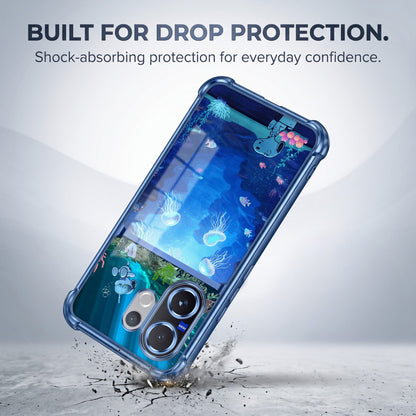 Vivo V60 5G Mystic Jellyfish Dual-Tone Transparent Airbags Case