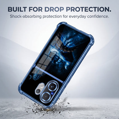 Vivo V60 5G Mahadev Divine Touch Dual-Tone Transparent Airbags Case