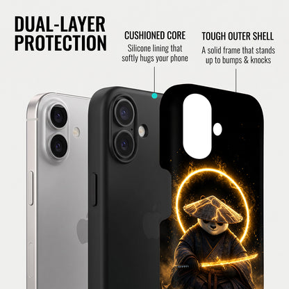 iPhone 16 5G Warrior Panda Protective Case