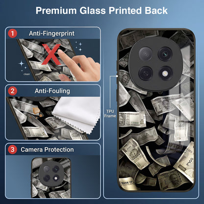Oppo F29 Pro 5G Premium Acrylic Shockproof Glass Back Case (Money Magnet)
