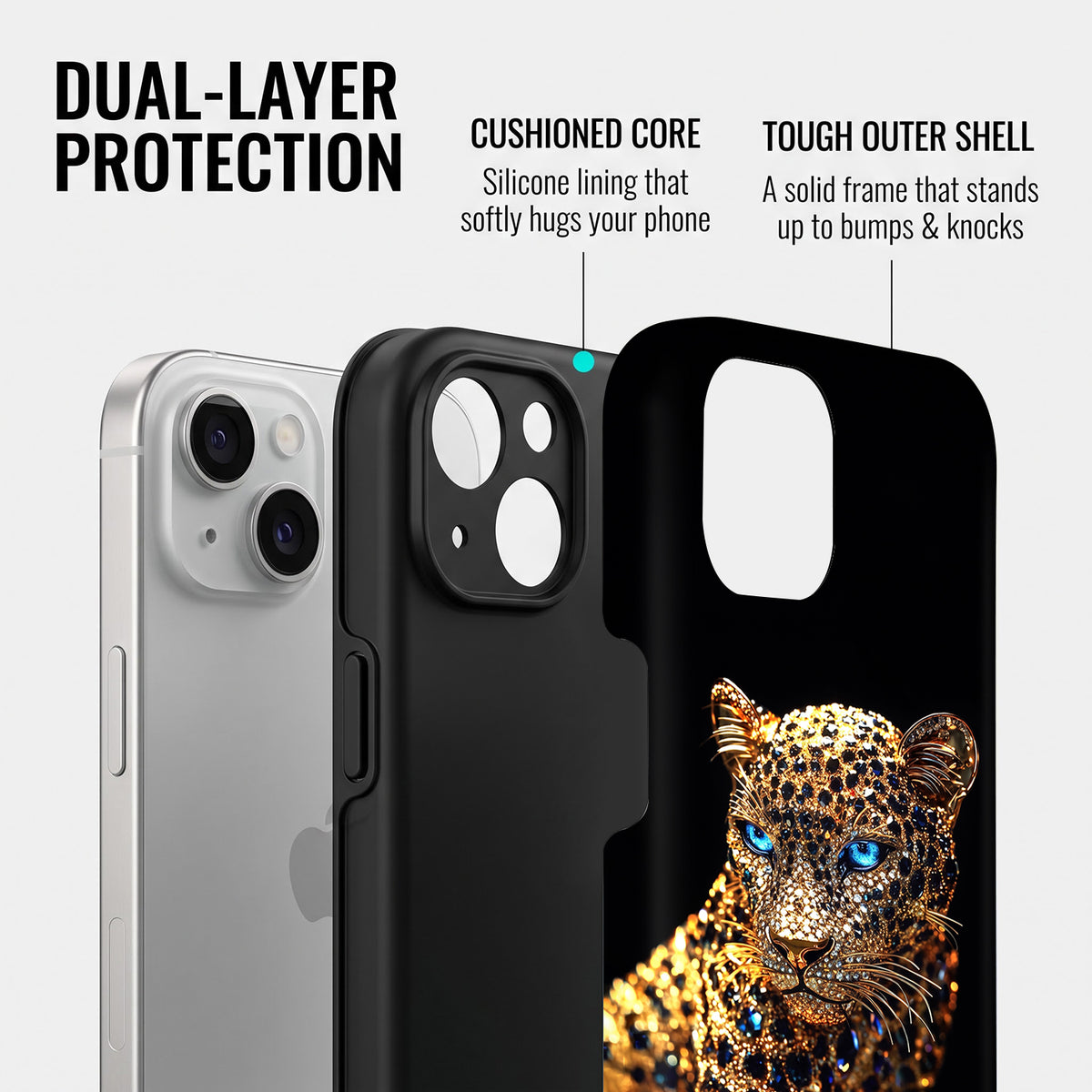 iPhone 15 5G Panther Protective Case