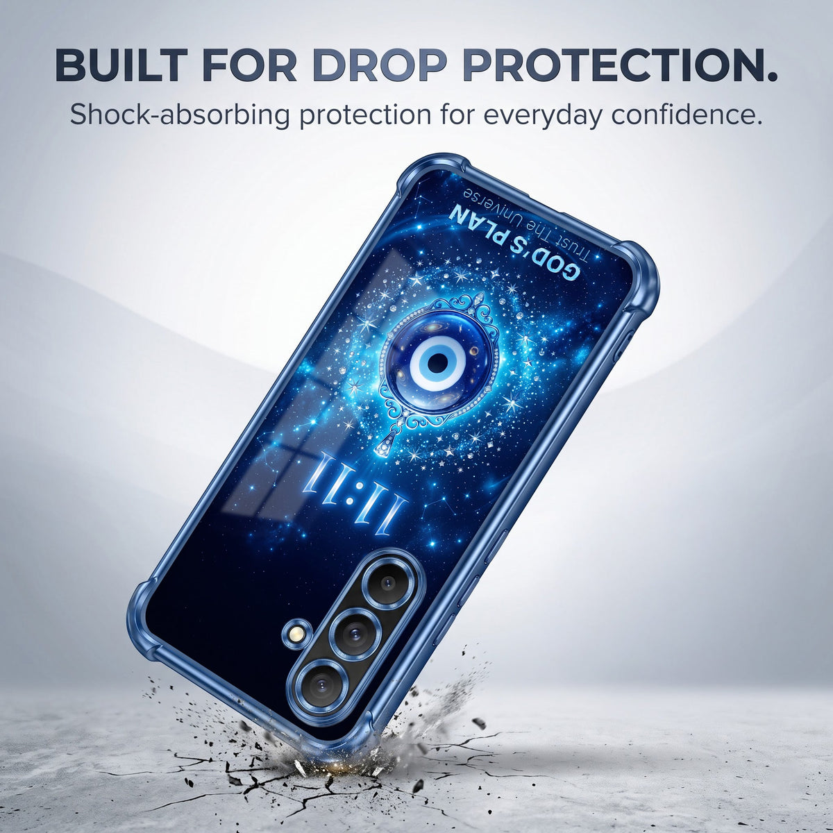 Samsung Galaxy A36 5G Premium God’s Plan Evil Eye Airbags Printed Back Case