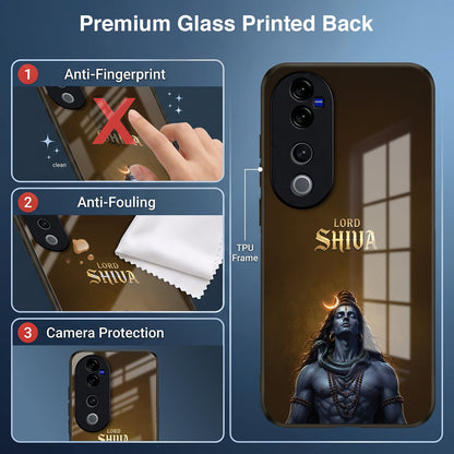 Vivo V40 Pro 5G Lord Shiva Acrylic Glass Back Case