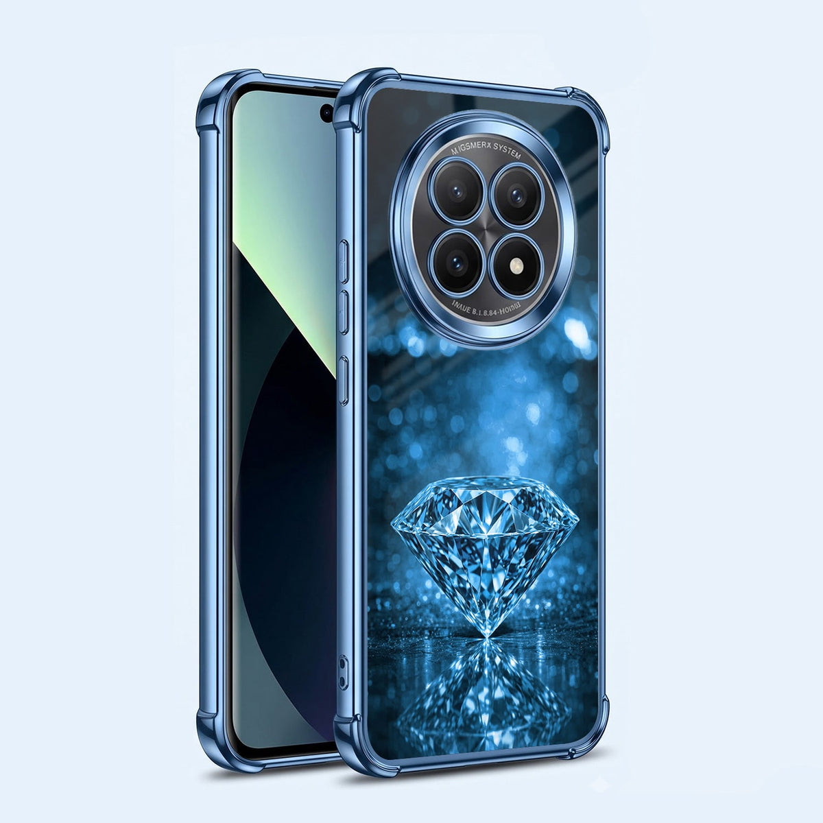 Oppo F29 5G Blue Diamond Airbags Printed Back Case