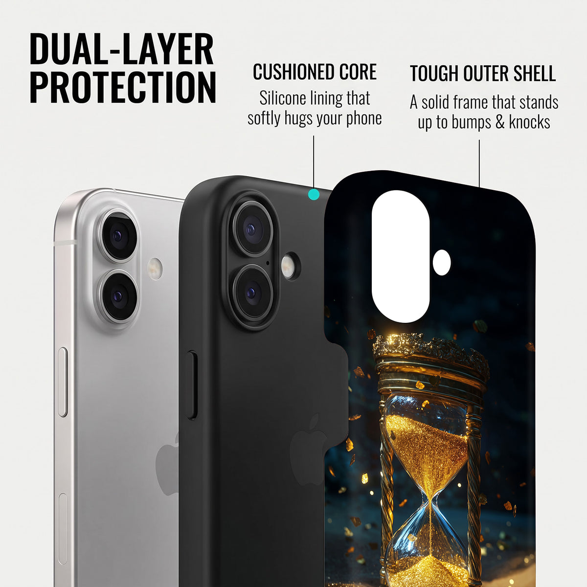 iPhone 16 5G Golden Hour Glass Protective Case