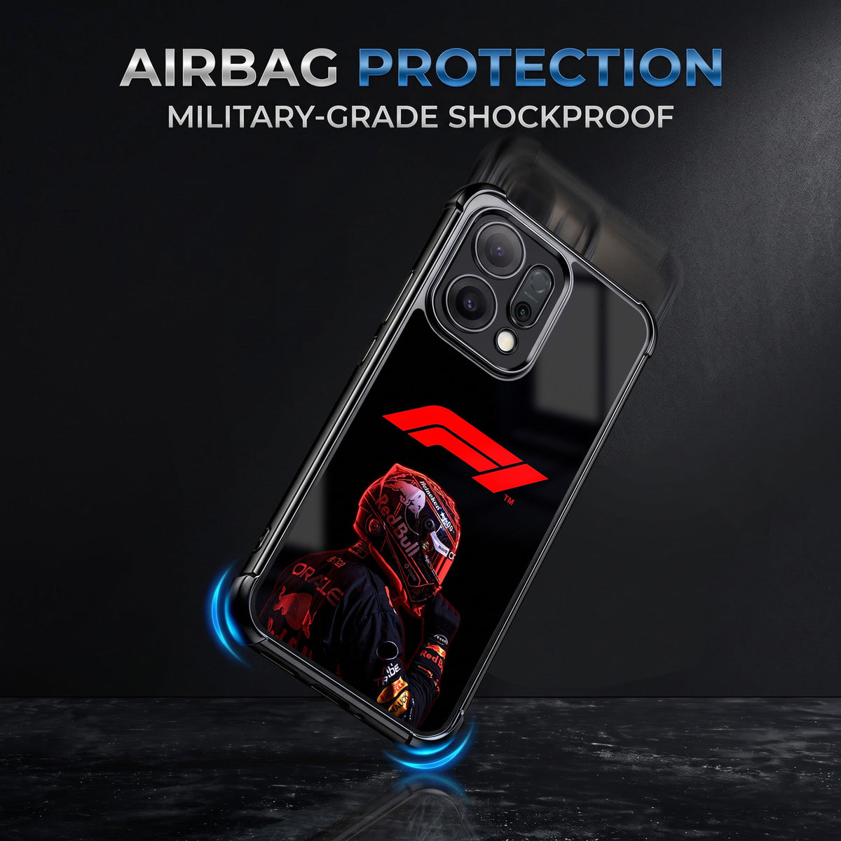 Oppo Reno 14 5G F1 Rider Airbags Printed Back Case