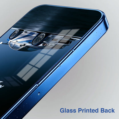 Vivo V70 FE 5G Need For Speed Blue Electroplated Glass Phone Back Case