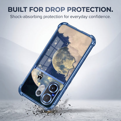 Vivo V60 5G Moonlight Galaxy Dual-Tone Transparent Airbags Case