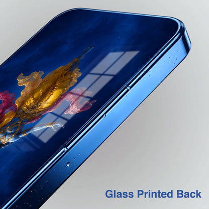 Vivo V70 FE 5G Lord Krishna Blue Electroplated Glass Phone Back Case