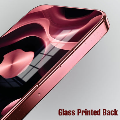 Vivo V60 5G Luxury Wave Pink Electroplated Glass Phone Back Case