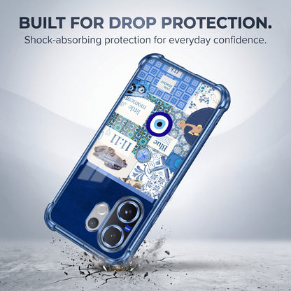 Vivo V60 5G 11:11 Lucky Vibes Dual-Tone Transparent Airbags Case