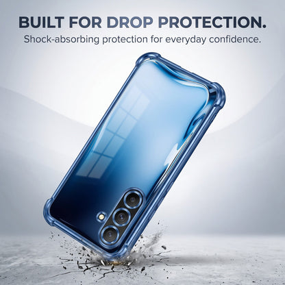 Samsung Galaxy A56 5G Premium Crystal Blue Airbags Printed Back Case
