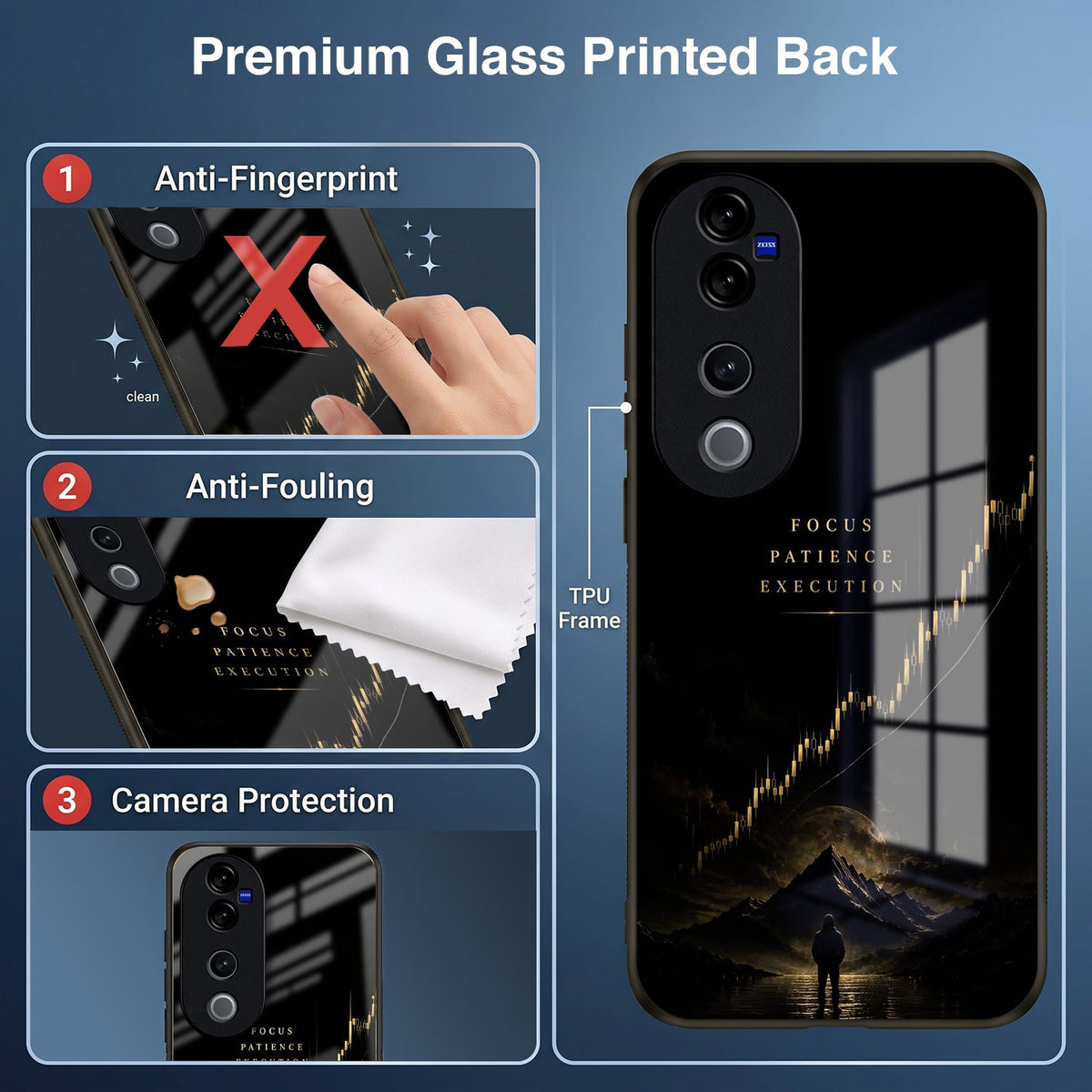 Vivo V40 Pro 5G Focus Acrylic Glass Back Case