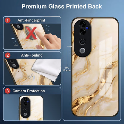 Vivo V40 Pro 5G Marvel Texture Acrylic Glass Back Case