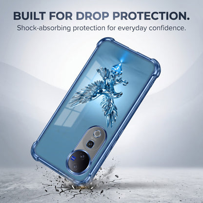 Vivo V40 Pro 5G Blue Eagle Airbags Printed Back Case