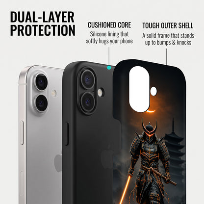 iPhone 16 5G Samurai Warrior Protective Case