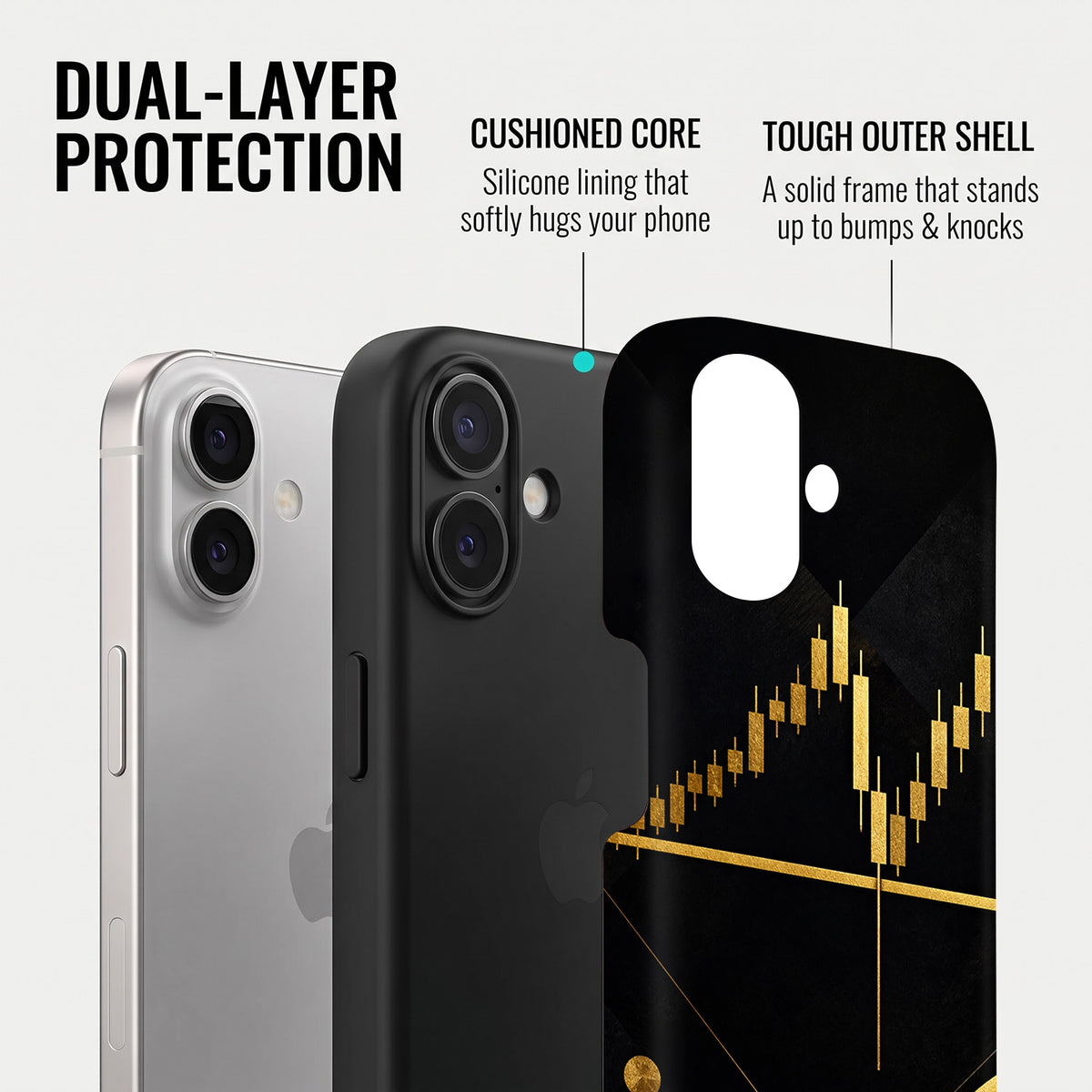 iPhone 16 5G Trading Candles Protective Case
