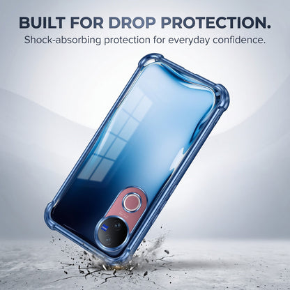 Vivo V50 5G Premium Crystal Blue Airbags Printed Back Case