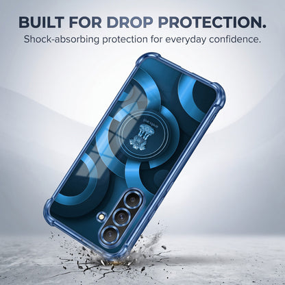 Samsung Galaxy A56 5G Blue Emblem Airbags Printed Back Case