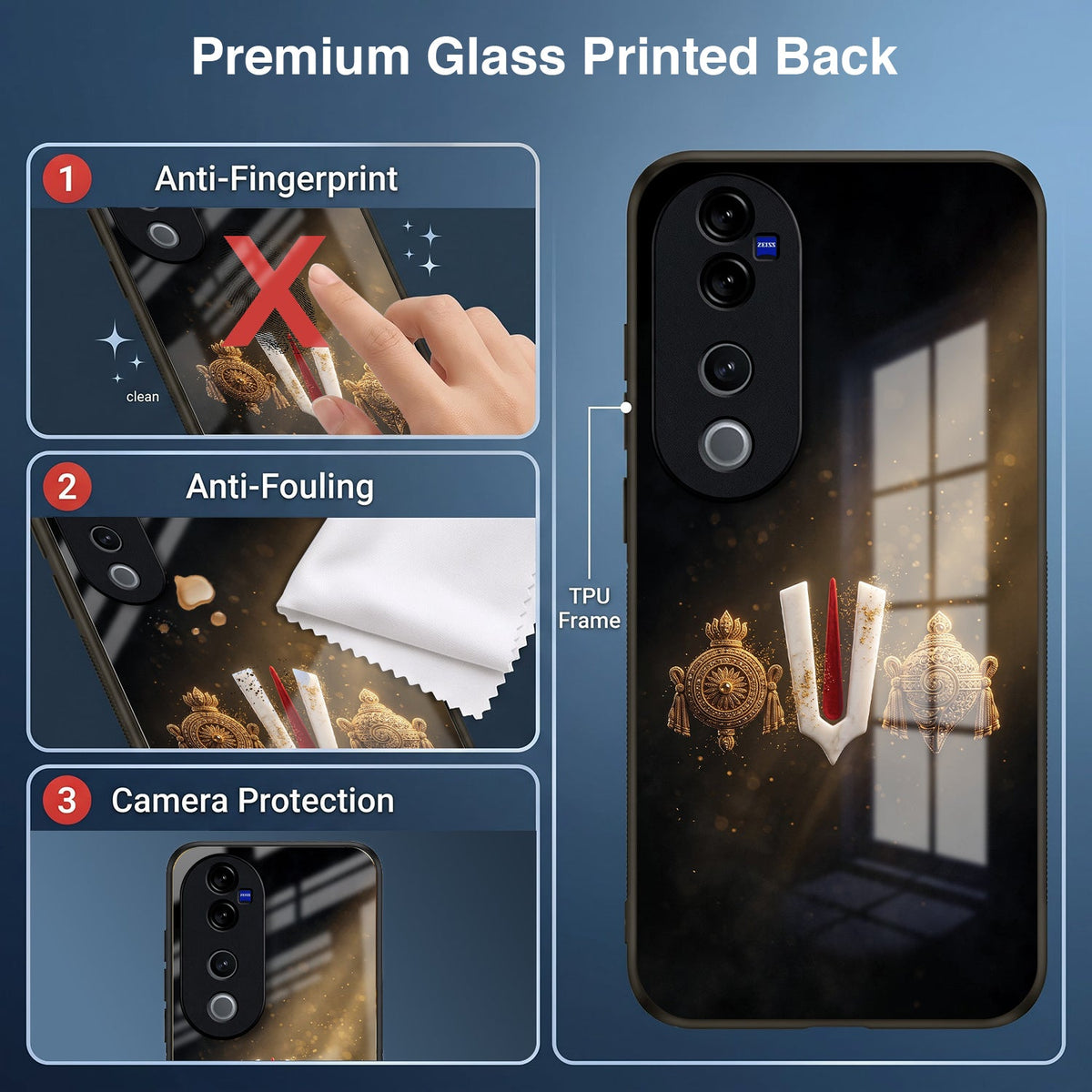 Vivo V40 Pro 5G Royal Heritage Edition Acrylic Glass Back Case