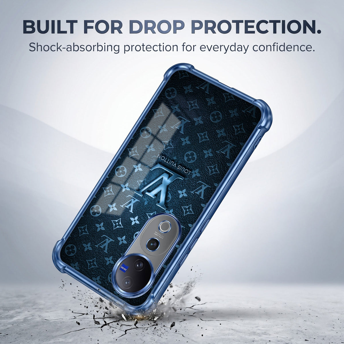 Vivo V40 Pro 5G LV Monogram Airbags Printed Back Case