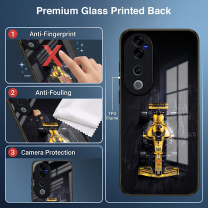 Vivo V40 Pro 5G F1 Racing Car Acrylic Glass Back Case
