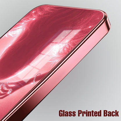 Samsung Galaxy A56 5G Luxury Crown Queen Pink Electroplated Glass Phone Back Case