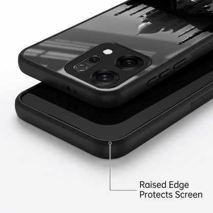 Oppo Reno 14 5G Premium Acrylic Shockproof Glass Back Case (Taj Mahal)