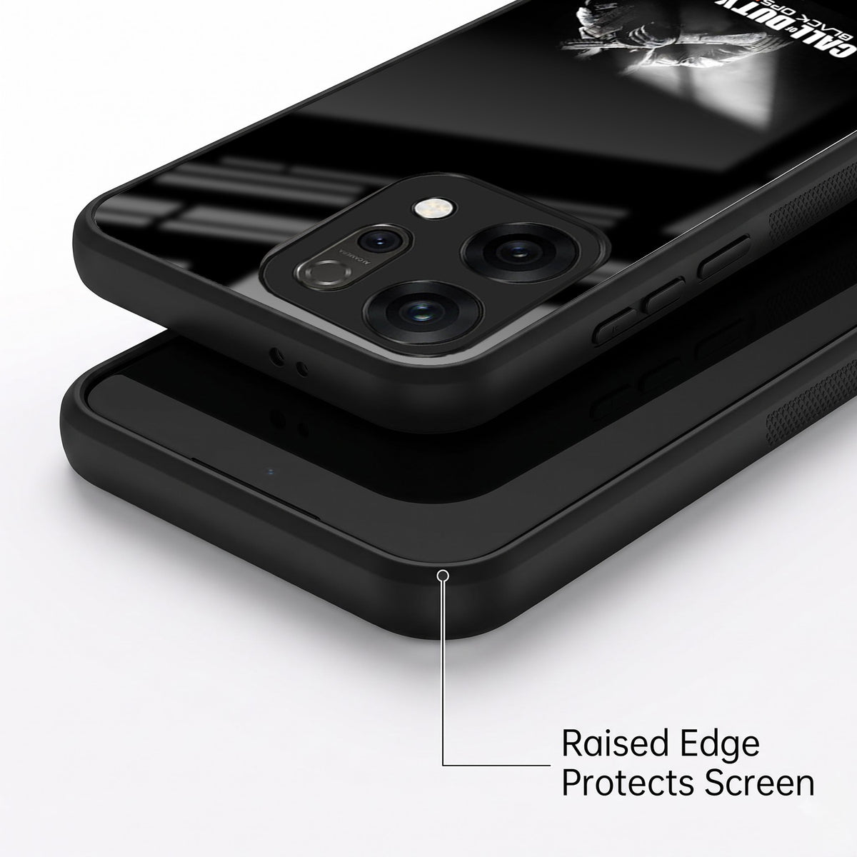 Oppo Reno 14 5G Premium Acrylic Shockproof Glass Back Case (Gamer Edition)