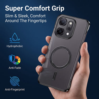 Oppo Reno 14 Pro 5G Frameless MagSafe Shockproof Case
