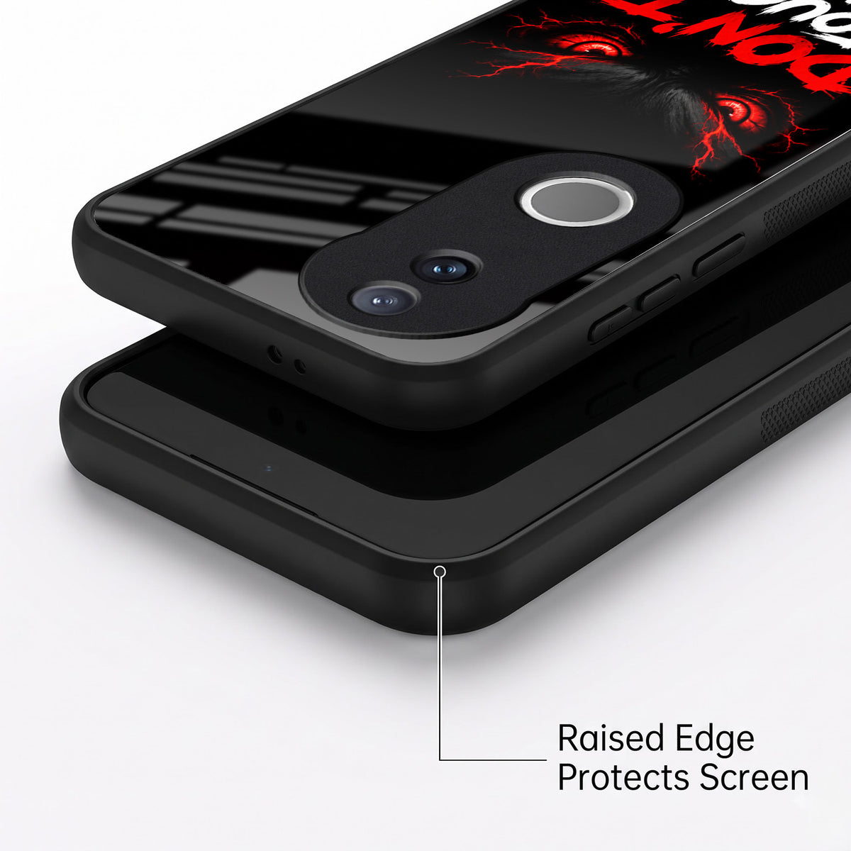 Vivo V50 5G Don't Touch My Phone Acrylic Glass Back Case
