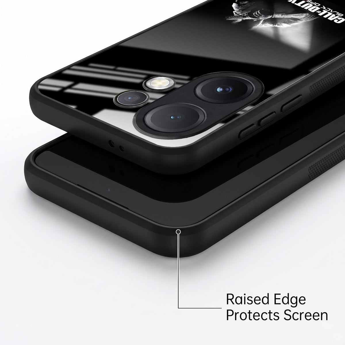 Vivo V60 5G Premium Acrylic Shockproof Glass Back Case (Gamer Edition)