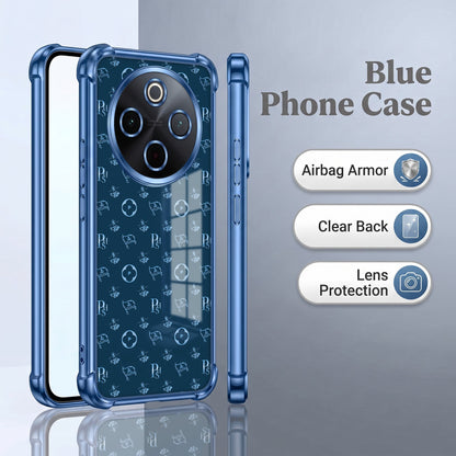 Vivo T4 5G Luxury Monogram Blue Airbags Printed Back Case