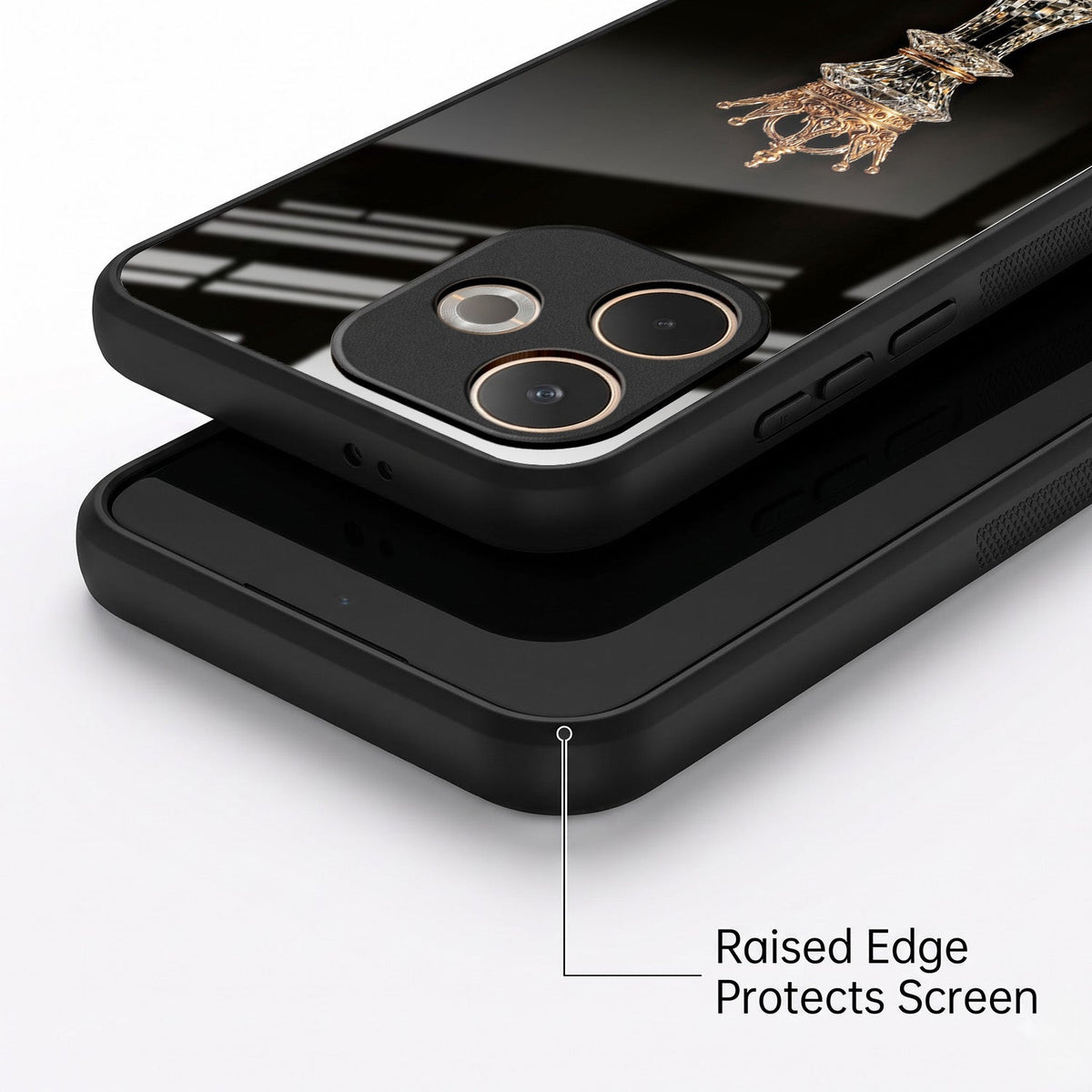 Oppo A5 Pro 5G Royal Chess King Acrylic Glass Back Case