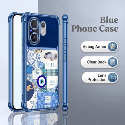Vivo V60 5G 11:11 Lucky Vibes Dual-Tone Transparent Airbags Case