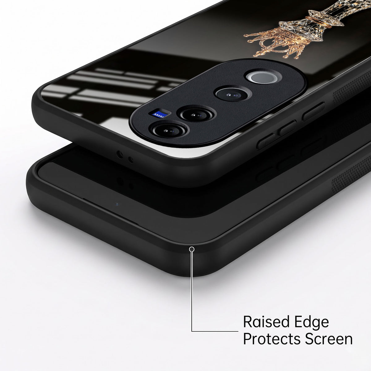 Vivo V40 Pro 5G Royal Chess King Acrylic Glass Back Case