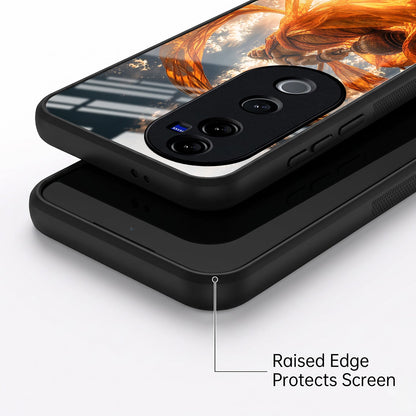 Vivo V40 Pro 5G Divine Hanuman Acrylic Glass Back Case