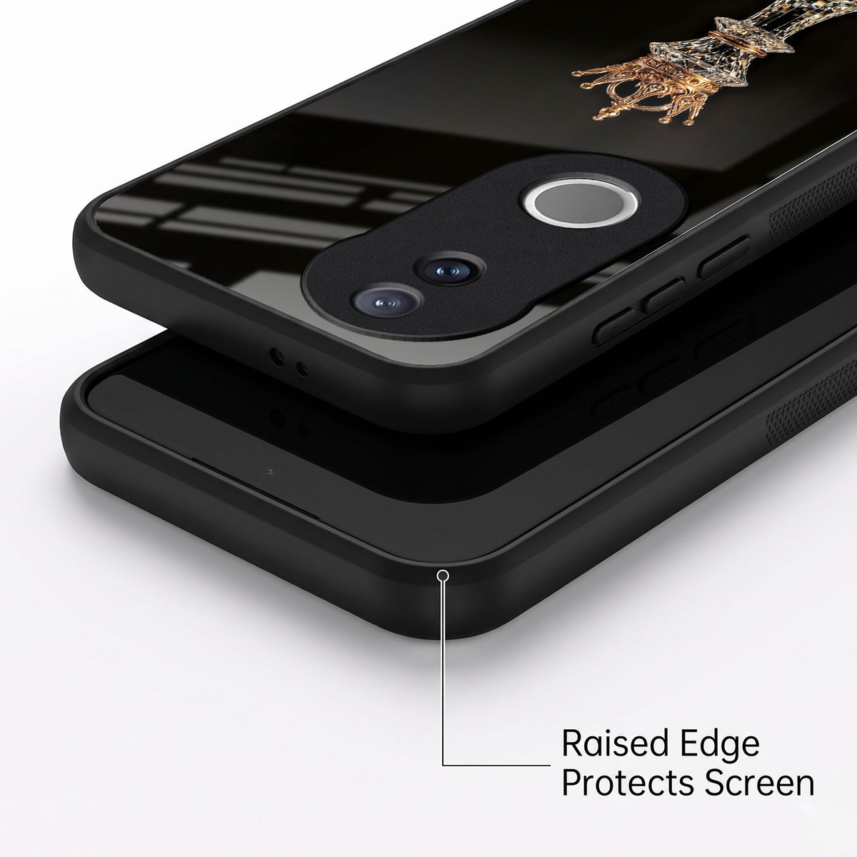 Vivo V50 5G Royal Chess King Acrylic Glass Back Case