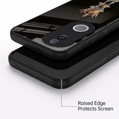 Vivo V50 5G Royal Chess King Acrylic Glass Back Case