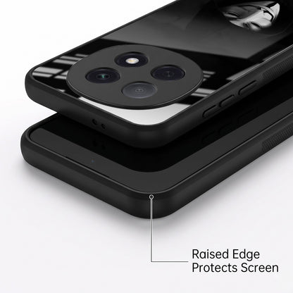Oppo F29 Pro 5G Premium Acrylic Shockproof Glass Back Case (Dark Hacker)