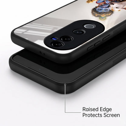 Vivo V40 Pro 5G Bal Krishna Blessings Acrylic Glass Back Case