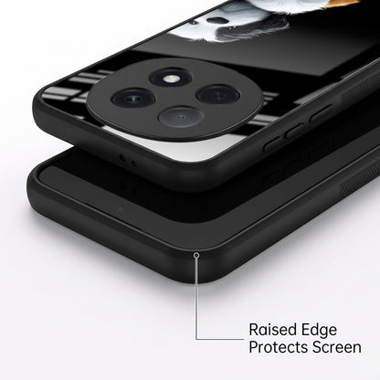 Oppo F29 Pro 5G Premium Acrylic Shockproof Glass Back Case (Fluffy Puppies)