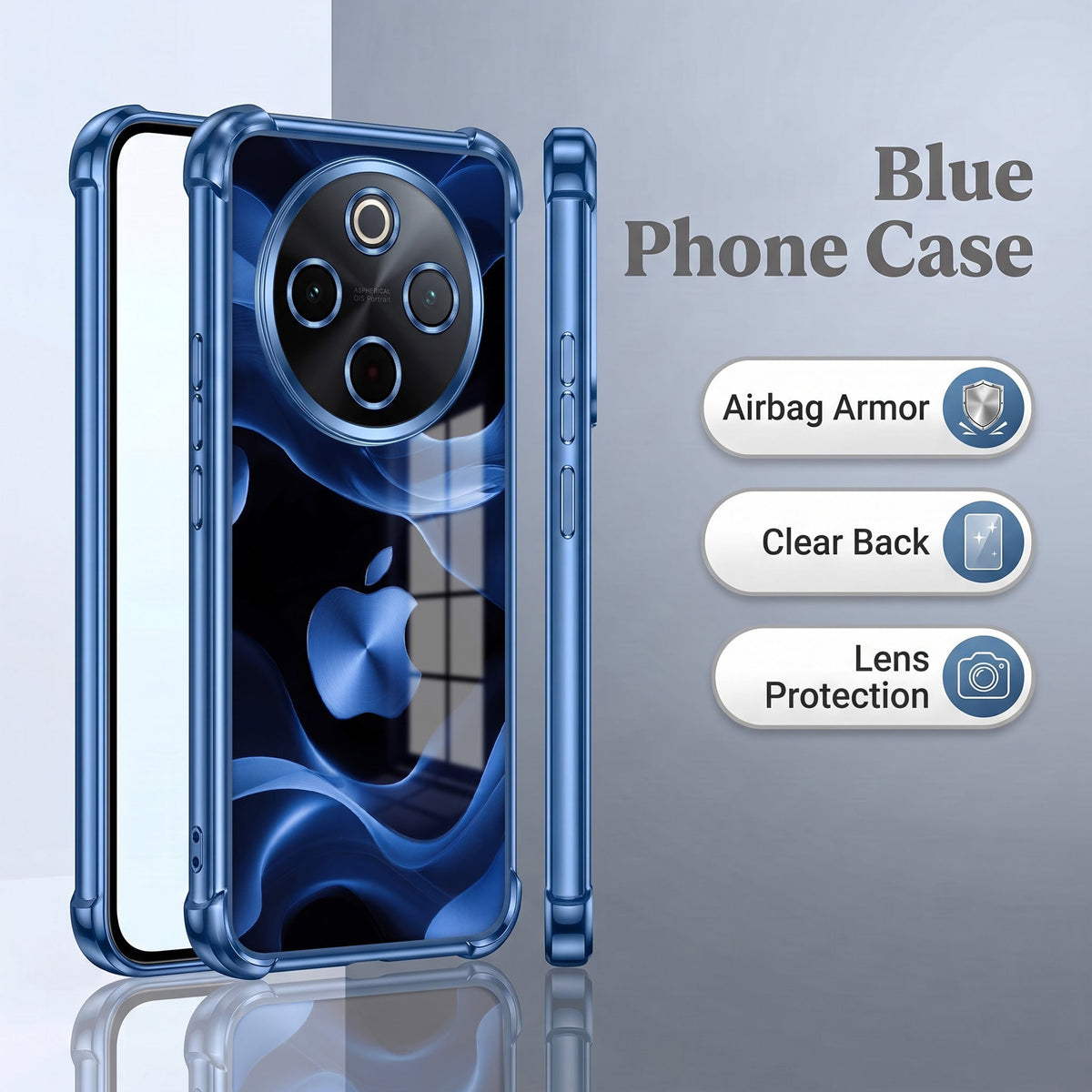 Vivo T4 5G Premium Wave Airbags Printed Back Case