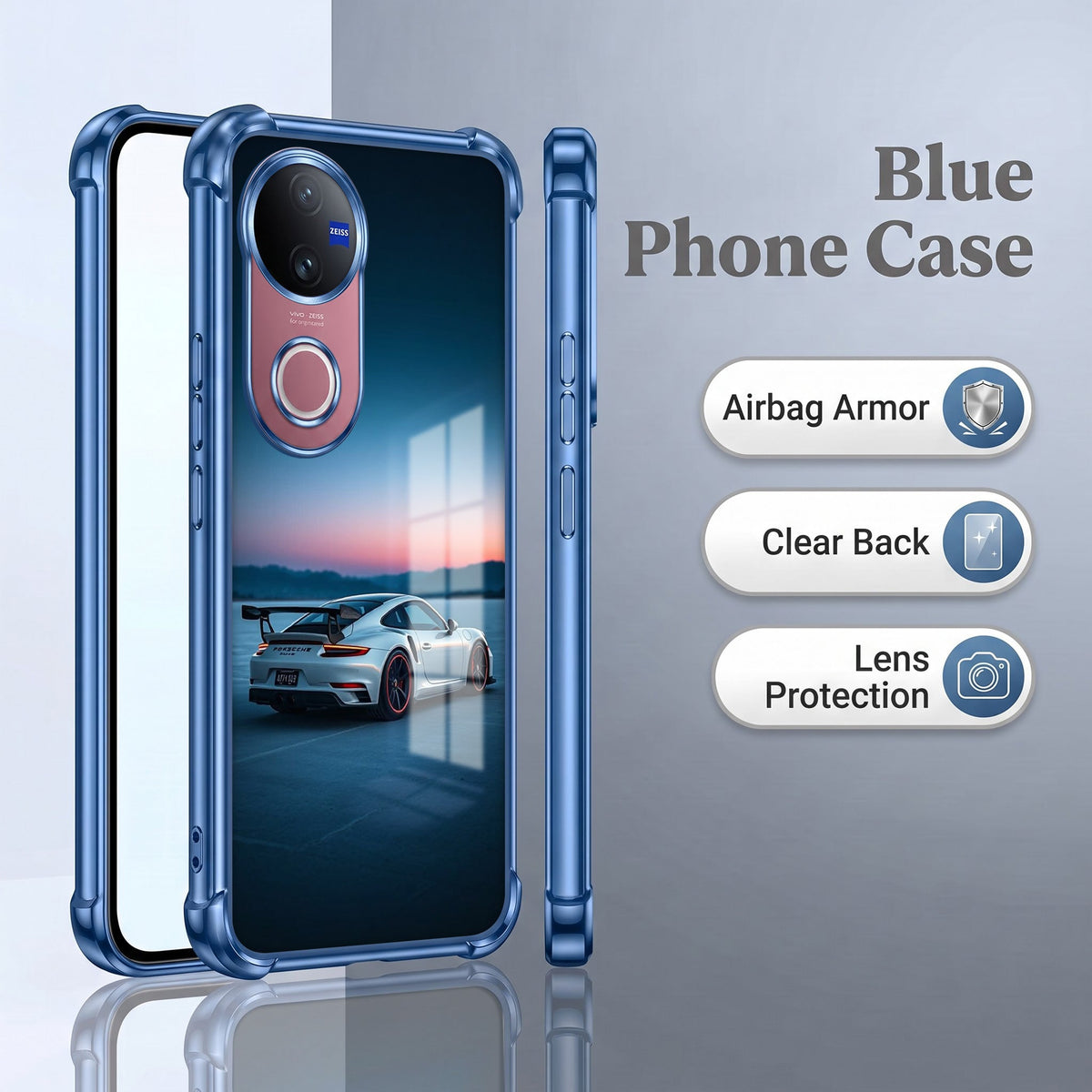 Vivo V50 5G Porsche  Airbags Printed Back Case