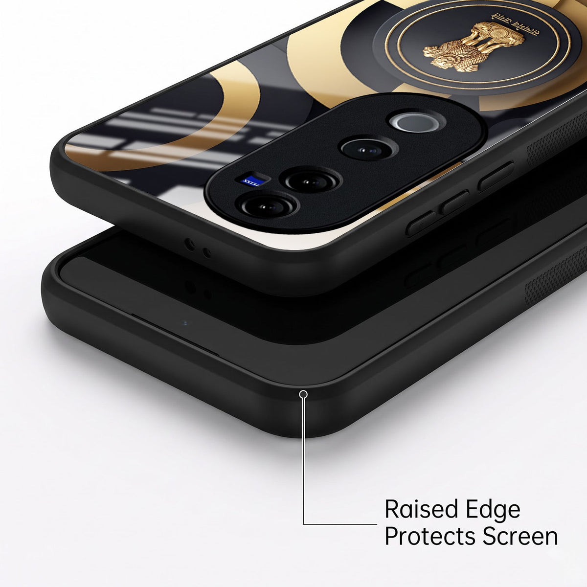Vivo V40 Pro 5G Royal Emblem Acrylic Glass Back Case