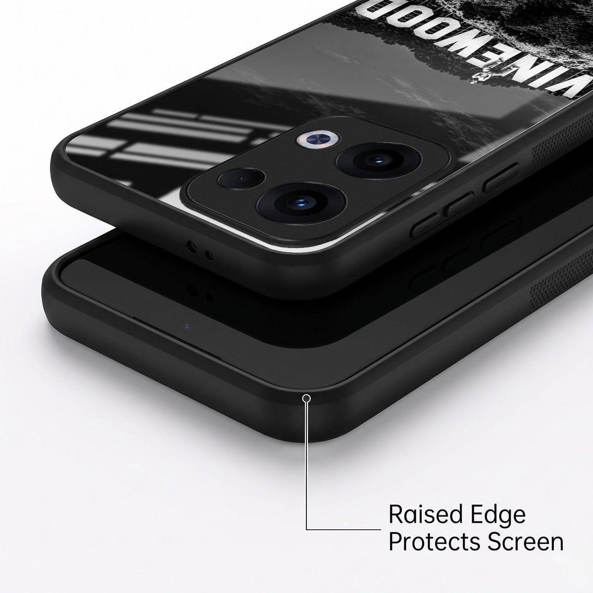 Oppo Reno 13 5G Premium Acrylic Shockproof Glass Back Case (Vinewood)
