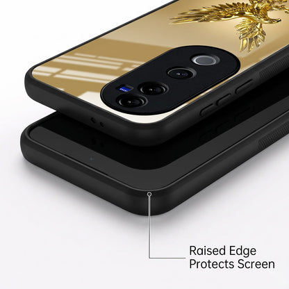 Vivo V40 Pro 5G Golden Eagle Acrylic Glass Back Case